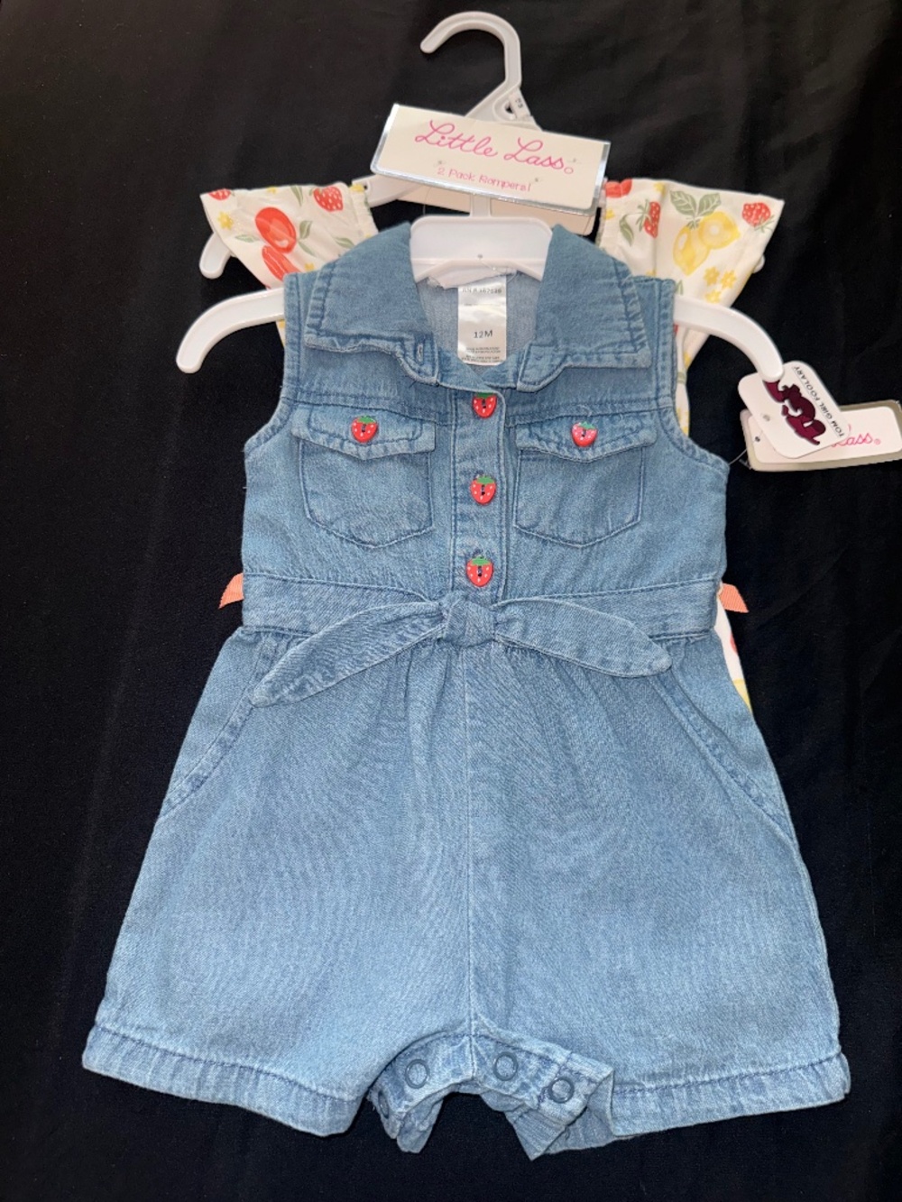 Little Lass 2 pack Rompers